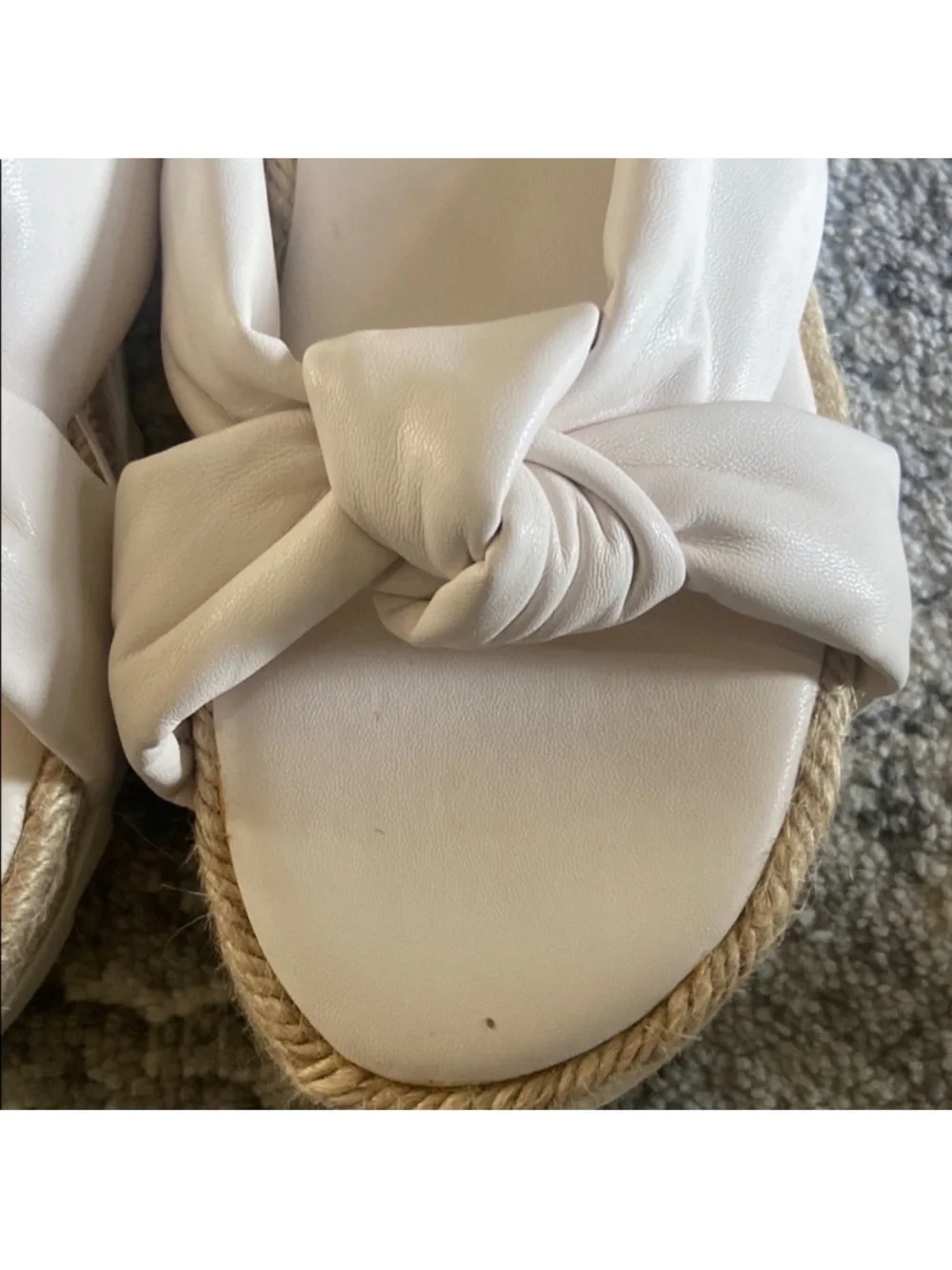Universal Thread Knot-Front Espadrille Slides - Cream - Picture 5 of 6